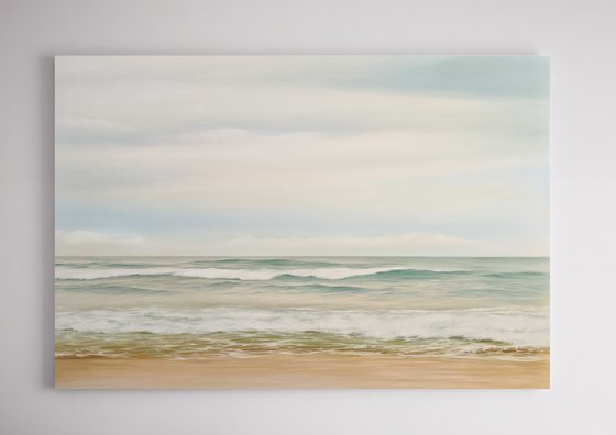 "Seashore 2" Original seascape oil art