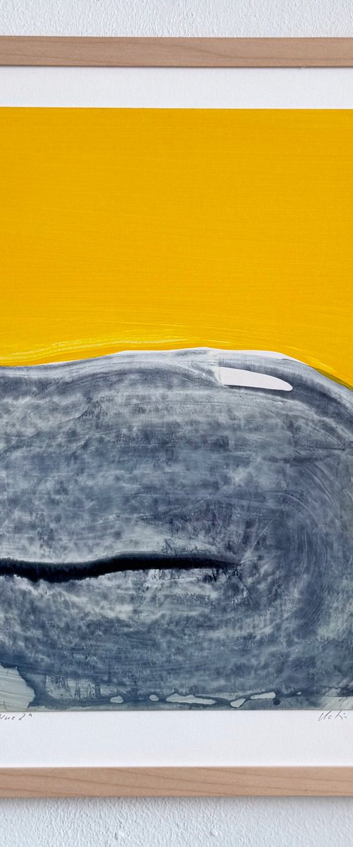Yellow Blue 2 by Katrin Roth