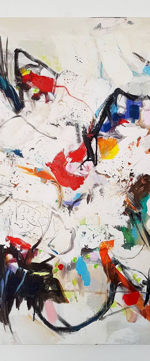 Colorful abstract painting DX089 by Radek Smach