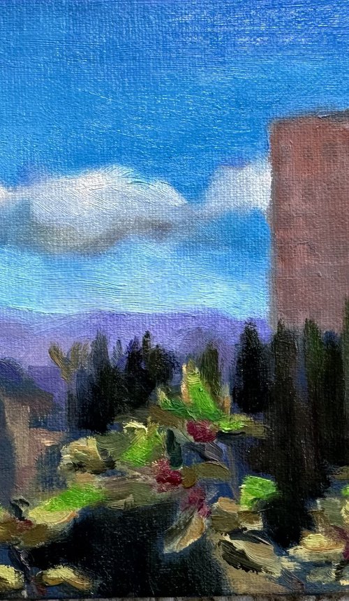 A View From my Studio Window by Grace Diehl