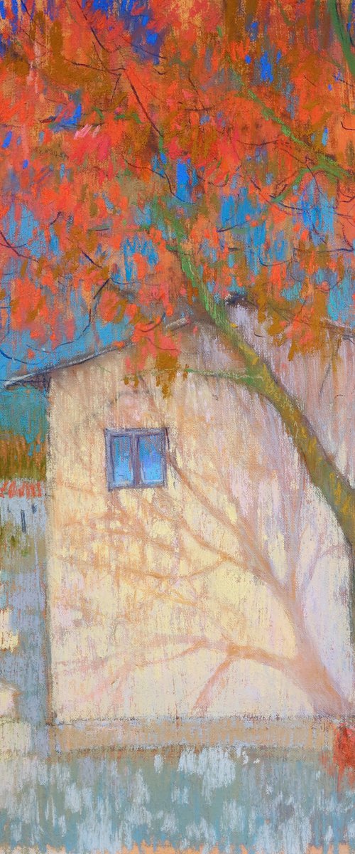 Blue Summer Spanish Sky by Ayna Paisley