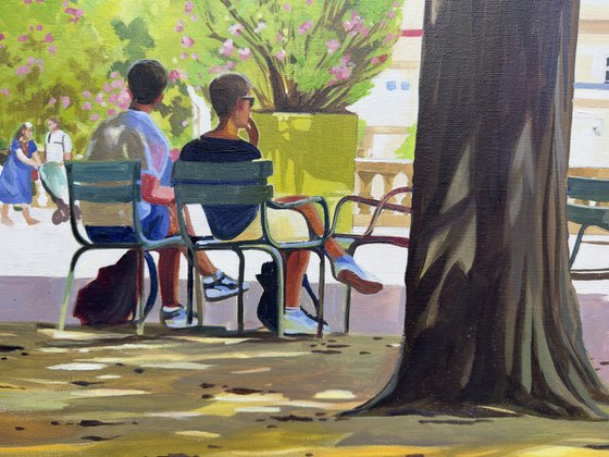 Summer Jardin Du Luxembourg Paris