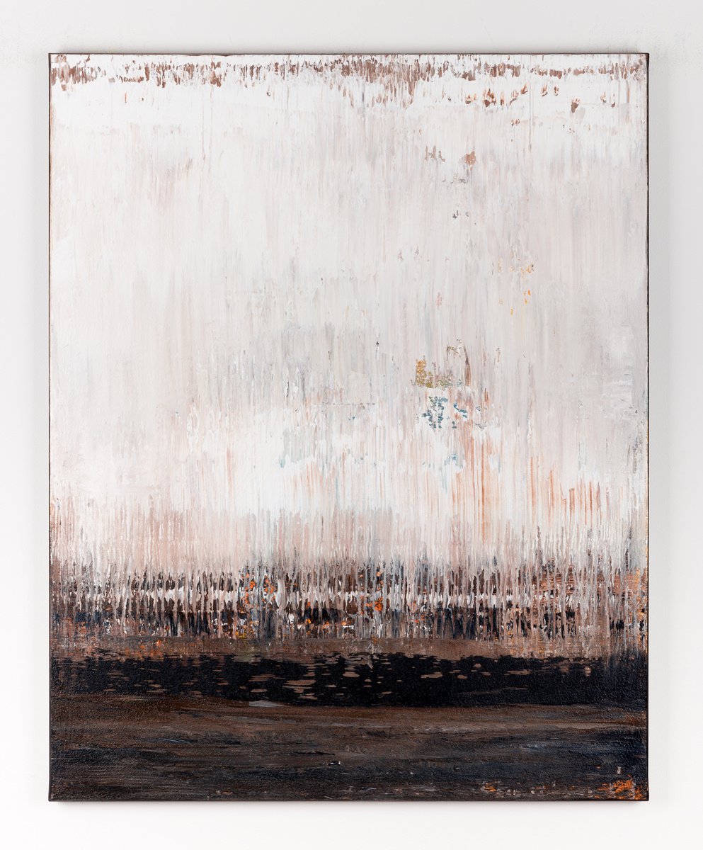 Abstract Acrylic Painting By Radek Smach, 31 X 39", Abstract Painting It874, Original Artwork