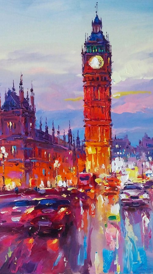 Evening  lights(LONDON) by Andrej  Ostapchuk