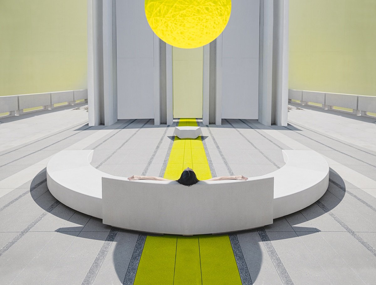 Surrealistic Portrait Photograph By Dasha Pears, 32 X 25, Pool, Original Artwork