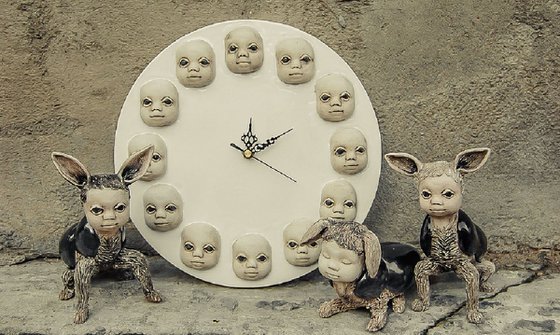 Ceramic | Sculpture | Clock
