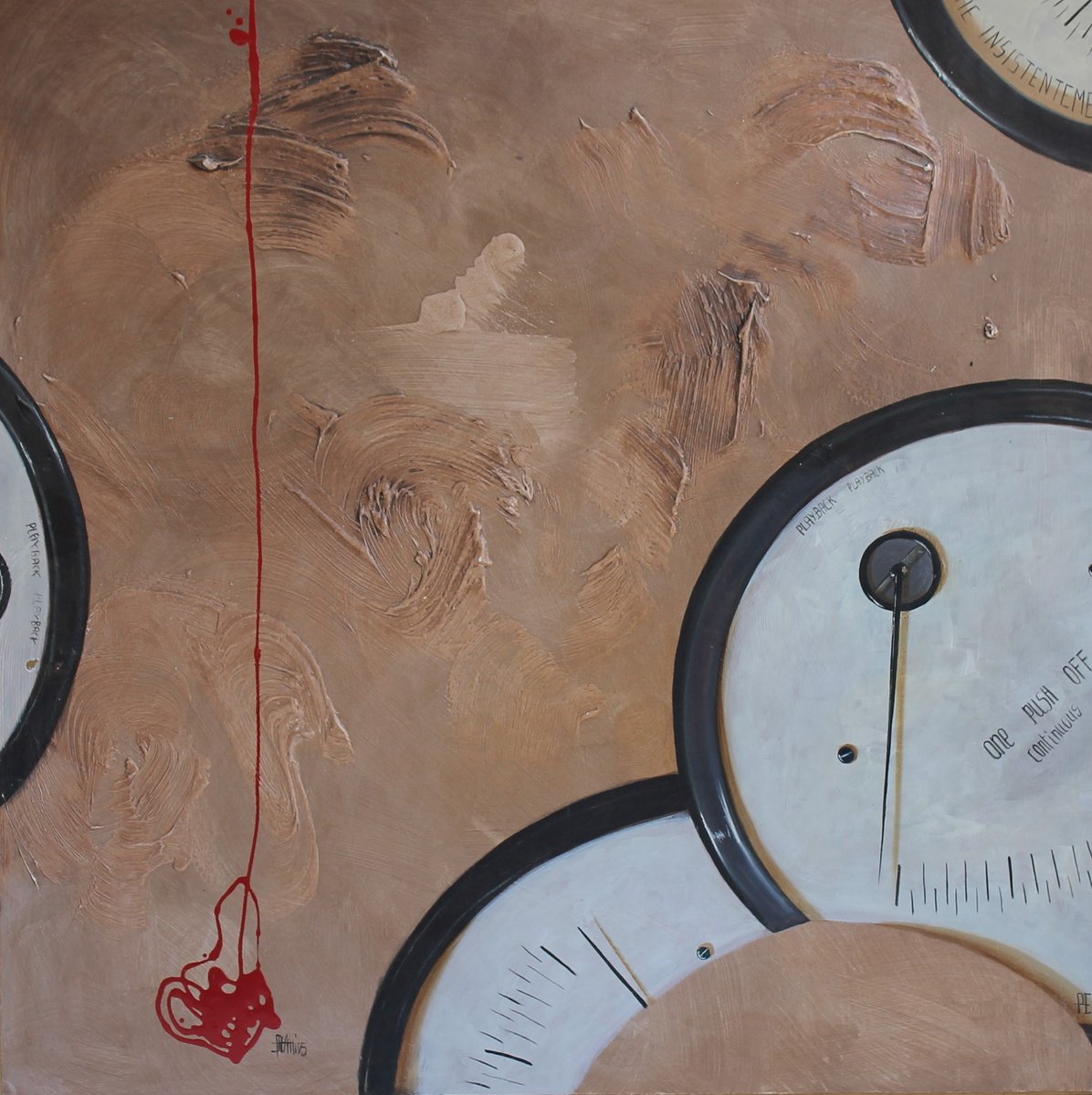 Still Life Oil Painting By Nicoletta Bagatti, 24 X 24", ..Continuo.., Original Artwork