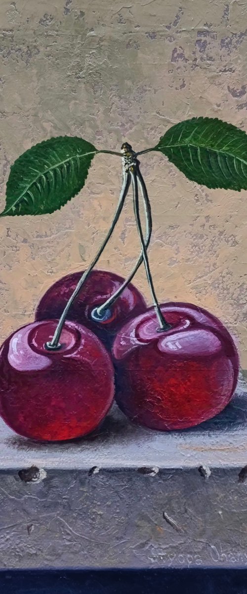 Trio of Cherries by Stepan Ohanyan