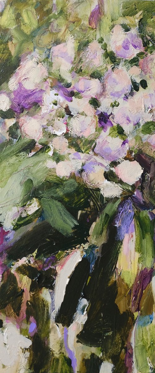 In her garden by Egle Ra