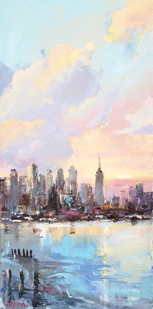 CITY LIGHT.Big sky. by Irina Alexandrina