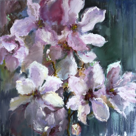 Pink Happiness. Magnolias