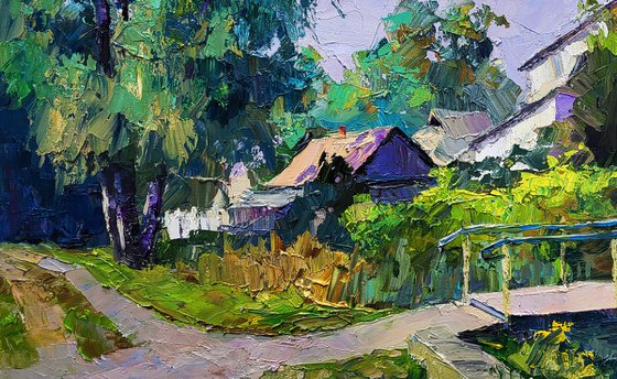 Over the Bridge in the Forest