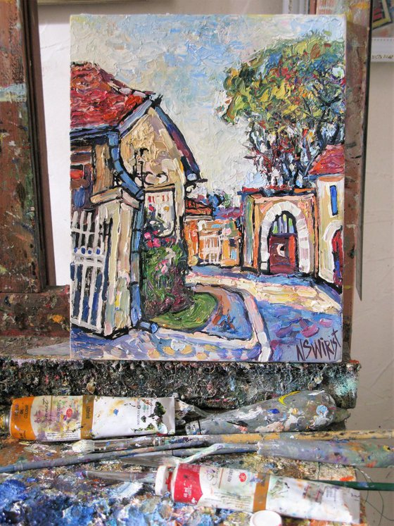 Somewhere in the city of Provins.