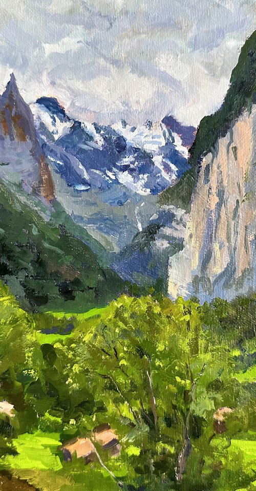 Near Lauterbrunnen by Toni Swiffen