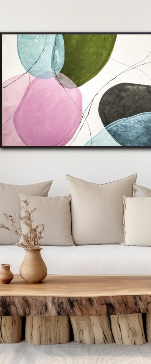 Where colors touch 2 by Veronika Obushikhina