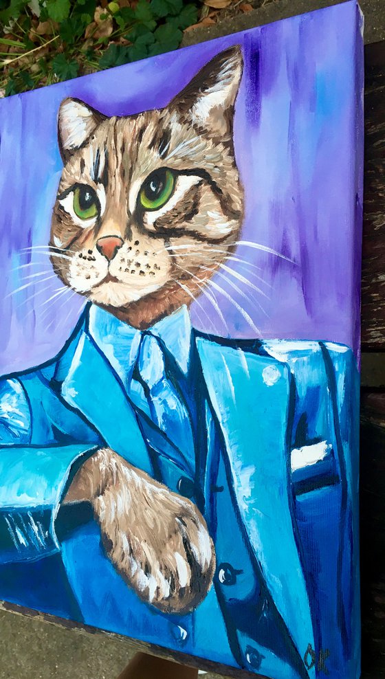 The Cat Of Wall Street. Feline power.