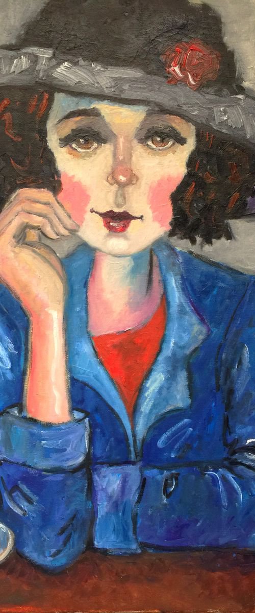 “Famous Blue Raincoat” by Holly Wojahn