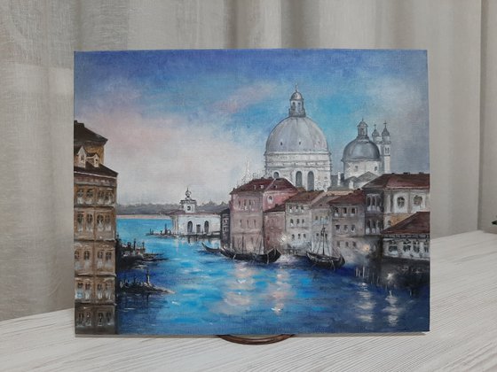 Venice, oil painting
