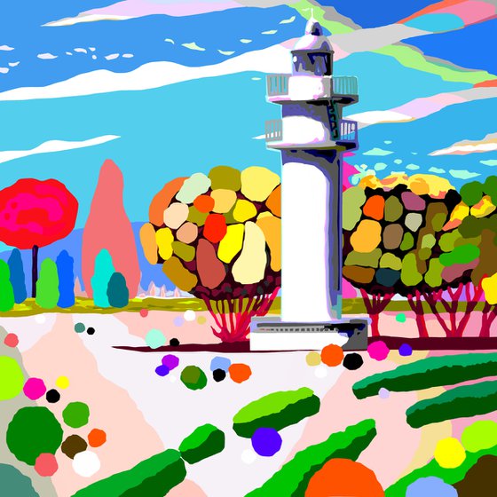 The White Garlic Lighthouse