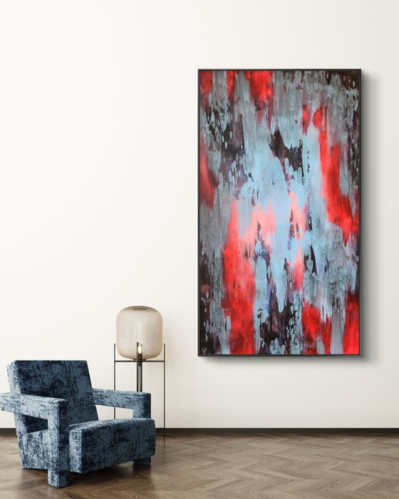 REFLECTION III-Contemporary Abstract Painting