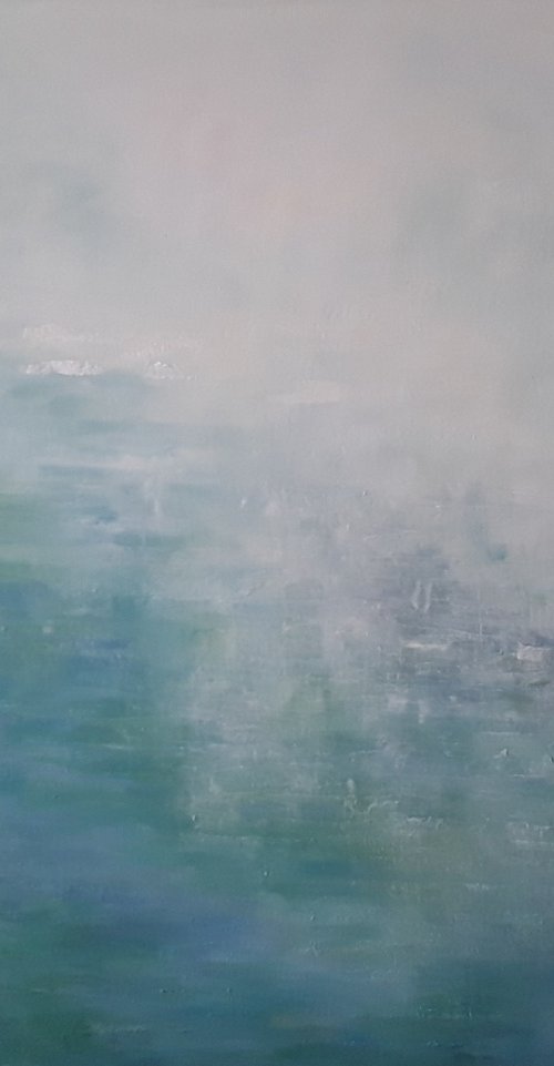 Calm Blue Green Sea by Therese O'Keeffe
