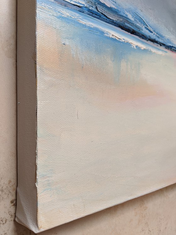 Disturbed abstract seascape