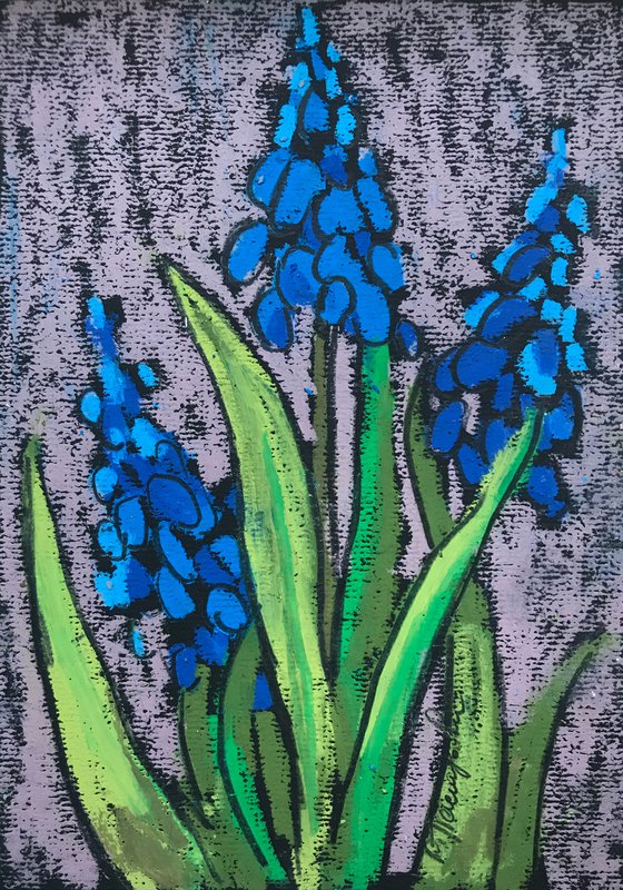 Blue flowers