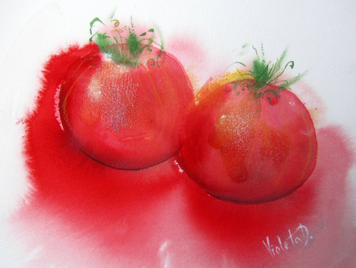 Tomato Red by Violeta Damjanovic-Behrendt