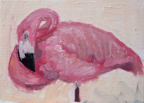 Flamingo Painting - Flaming...