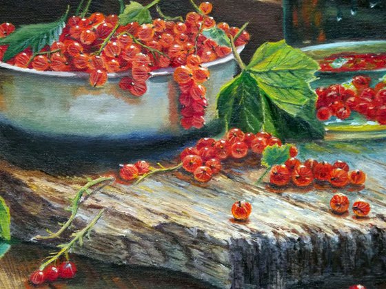 Still Life with Red Currants