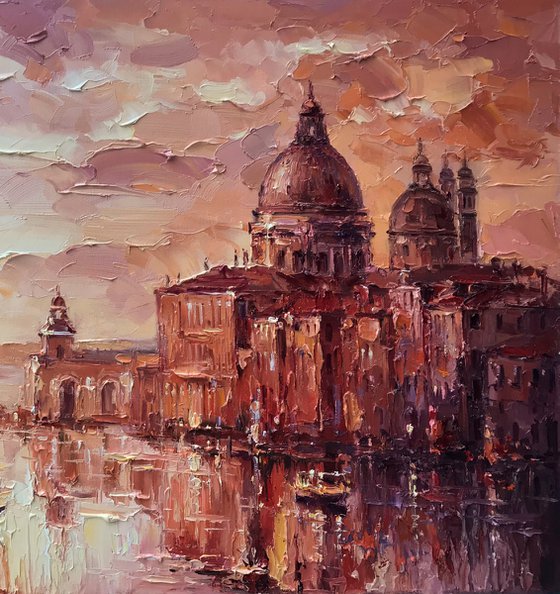 "Venice" original oil painting 70x50