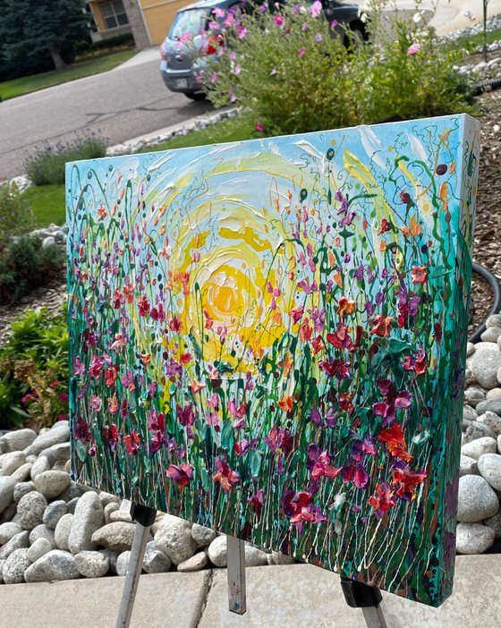 Sweet Pea Meadow - A Delightful Tapestry of Wildflowers