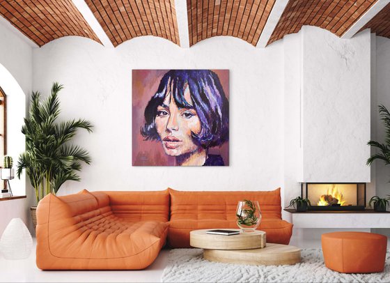 STILL IN MOTION ACRYLIC ON CANVAS 150x150cm