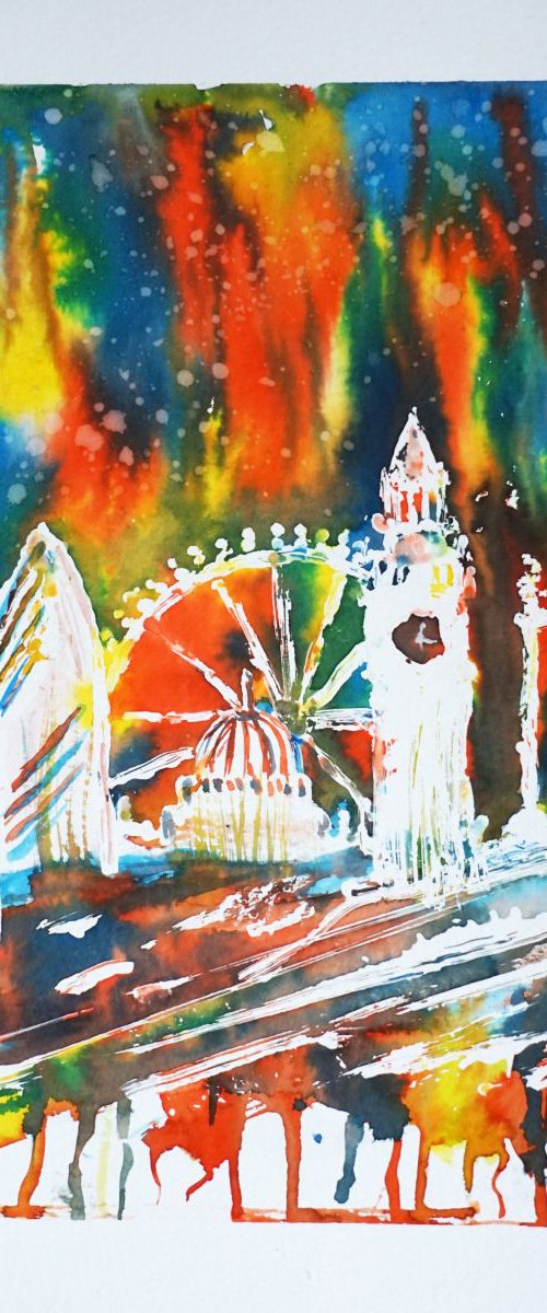 London Abstract by Yulia Schuster