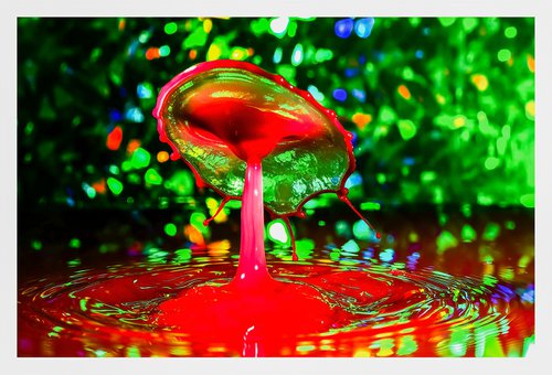 'Alien Spore'  - Liquid Art Waterdrop Collection by Michael McHugh