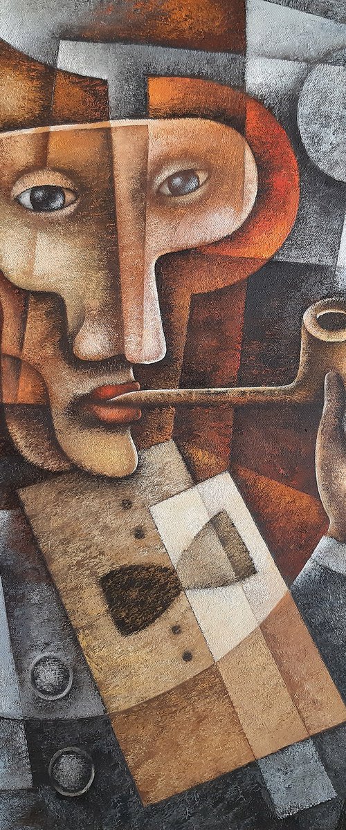 Man with a Pipe by Eugene Ivanov