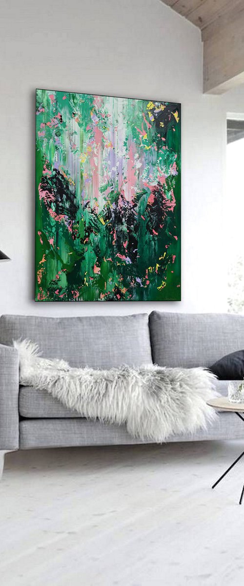 120x100cm. / Abstract painting / Abstract 22162 by Alex Senchenko