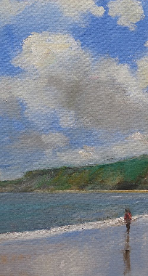 Runswick Bay by Malcolm Ludvigsen