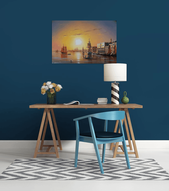Port -1(60x90cm, oil painting)