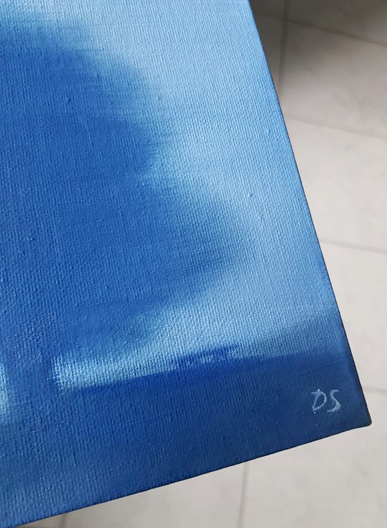 Ultramarine Tree in a Mist