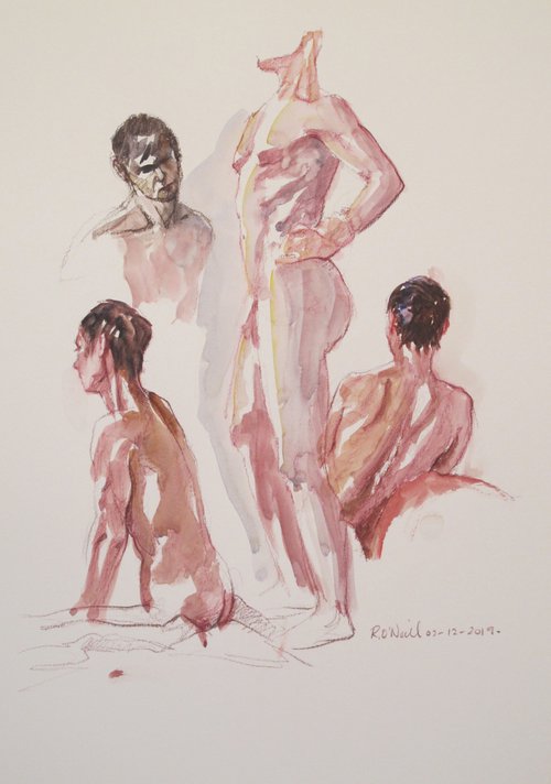 Male nude 4 poses by Rory O’Neill