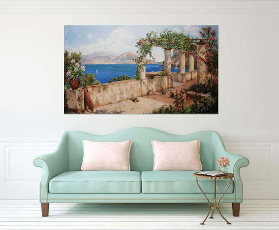 Mediterranean Terrace by the Sea