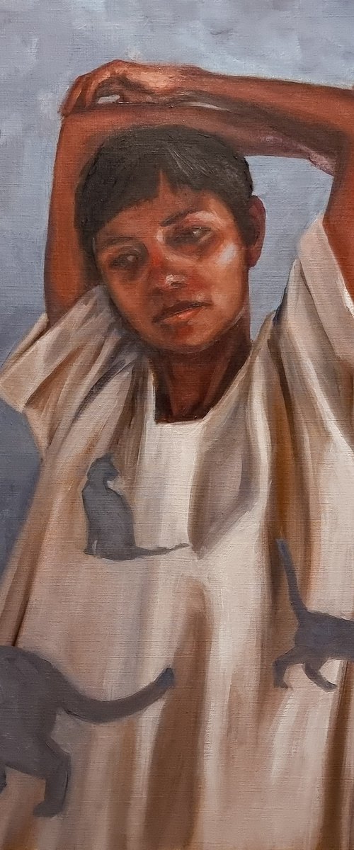 Oil portrait study 0324-004 by Artmoods TP