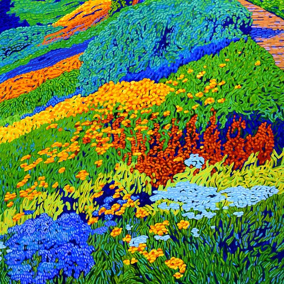 California Hills In Bloom