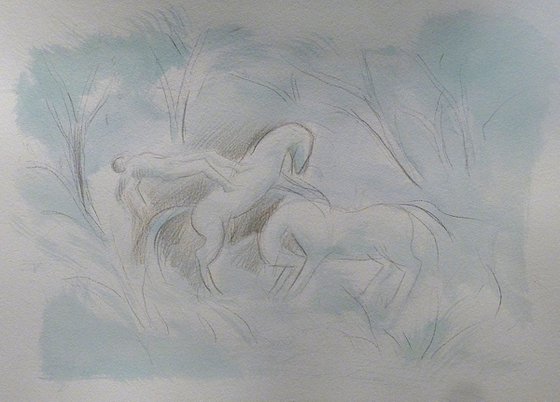 Horseland 8, 41x29 cm