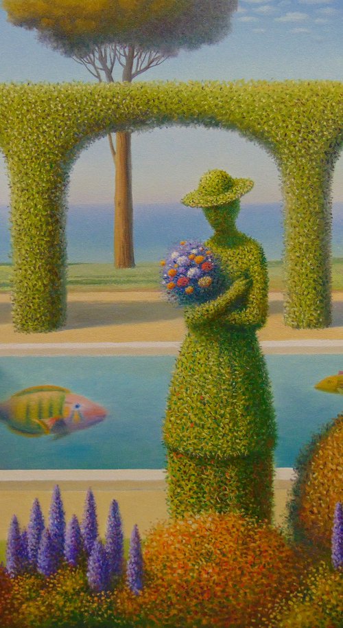 Flowers in the Garden by Evgeni Gordiets