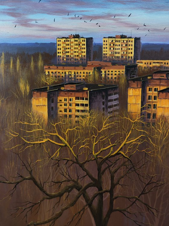 Sunset in Pripyat