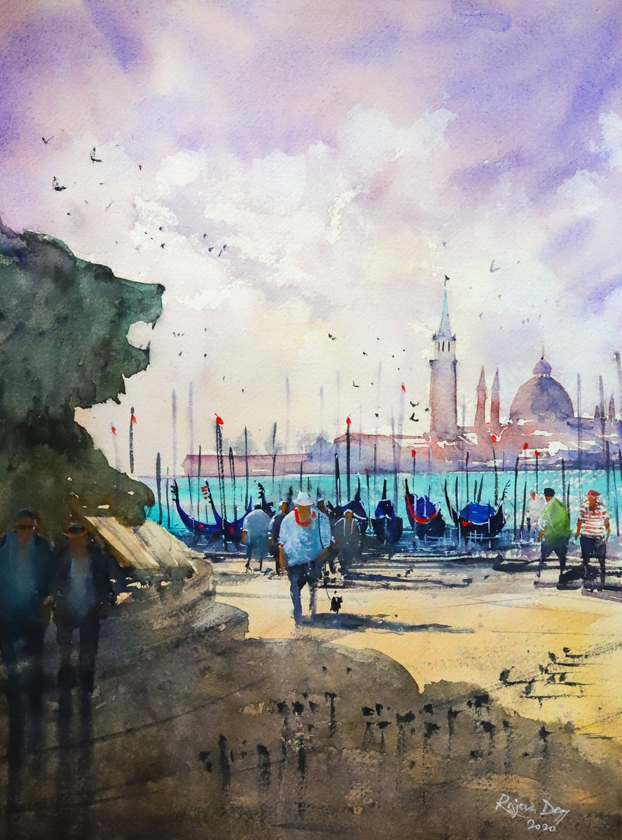 Venice on a sunny afternoon by RAJAN DEY