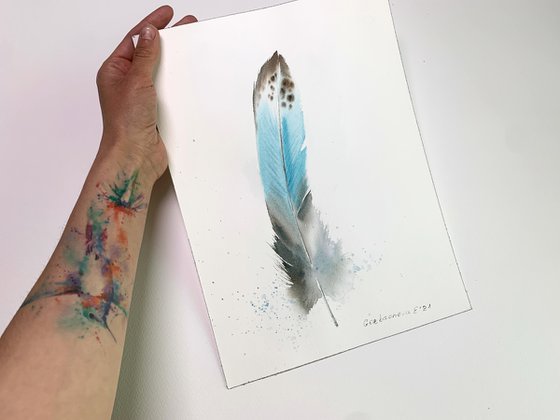 One feather #2