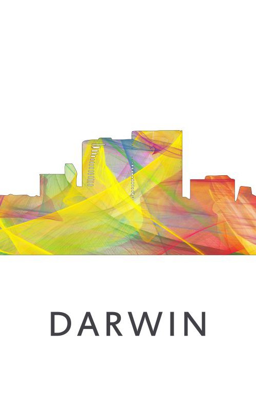 Darwin Northern Territory Australia Skyline WB1 by Marlene Watson